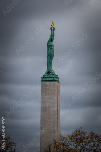 riga, latvia - freedom monument