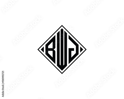 Free Download BWJ logo design vector template. BWJ - GFXLoad