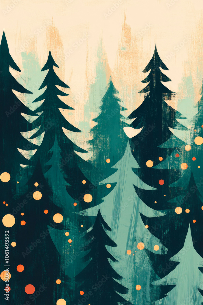 Obraz premium Waldlandschaft Tags