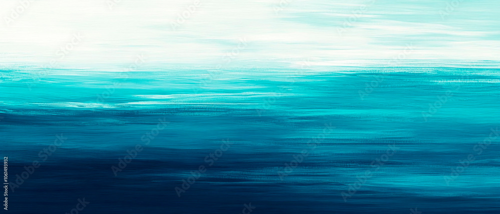 Obraz premium Wasserfarben Blau