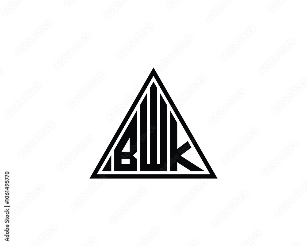 BWK logo design vector template. BWK BWK logo design vector template. BWK