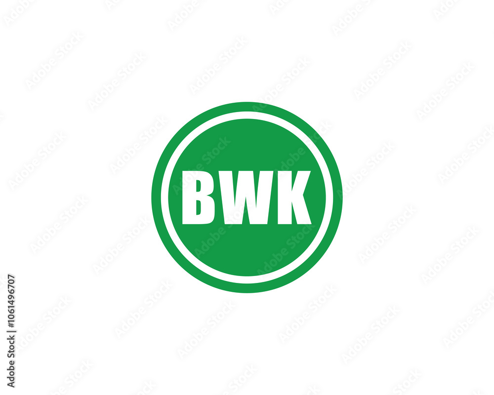 BWK logo design vector template. BWK BWK logo design vector template. BWK