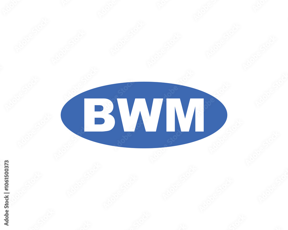 BWM logo design vector template. BWM BWM logo design vector template. BWM