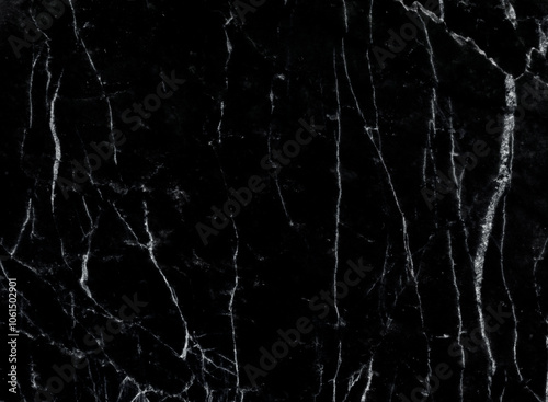 Wallpaper Mural Black marble wall texture for design art work. seamless pattern of tile stone with bright and luxury. Torontodigital.ca