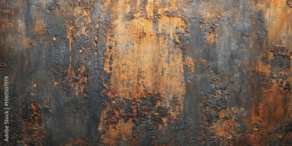 A textured surface with rust and peeling paint, showcasing industrial decay and age. A textured surface with rust and peeling paint, showcasing industrial decay and age.