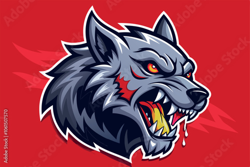 Wallpaper Mural Simple Wolf Head line Art Vector
 Torontodigital.ca