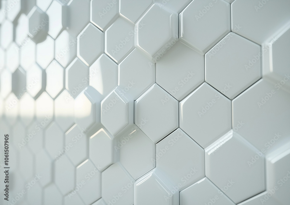 3D render of a white abstract background with hexagonal shapes in a white color. A Dimensional Texture with Abstract Arrangement, Light and Shadow, Tech Style, White Texture, Architectural, Abstract. 3D render of a white abstract background with hexagonal shapes in a white color. A Dimensional Texture with Abstract Arrangement, Light and Shadow, Tech Style, White Texture, Architectural, Abstract.
