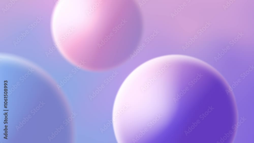 Animated background of colorful spheres Animated background of colorful spheres