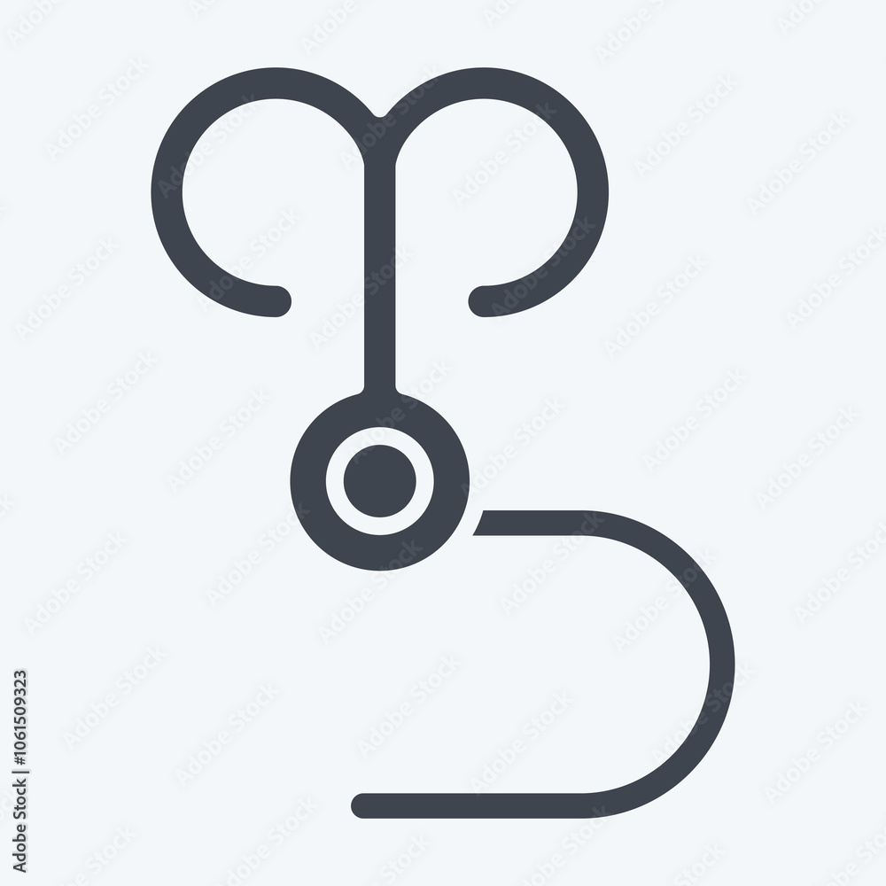 Icon Rope Hook. related to Ninja symbol. glyph style. simple illustration