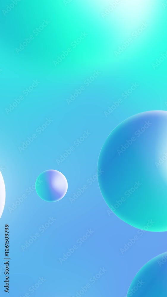 Animated background of colorful spheres Animated background of colorful spheres