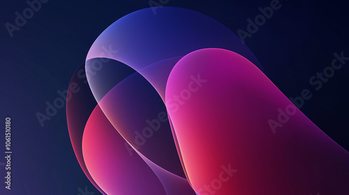 An abstract background for the red Mystic phone wallpaper, with vibrant colors. A dark blue and purple with an orange gradient in between, and smooth curves.