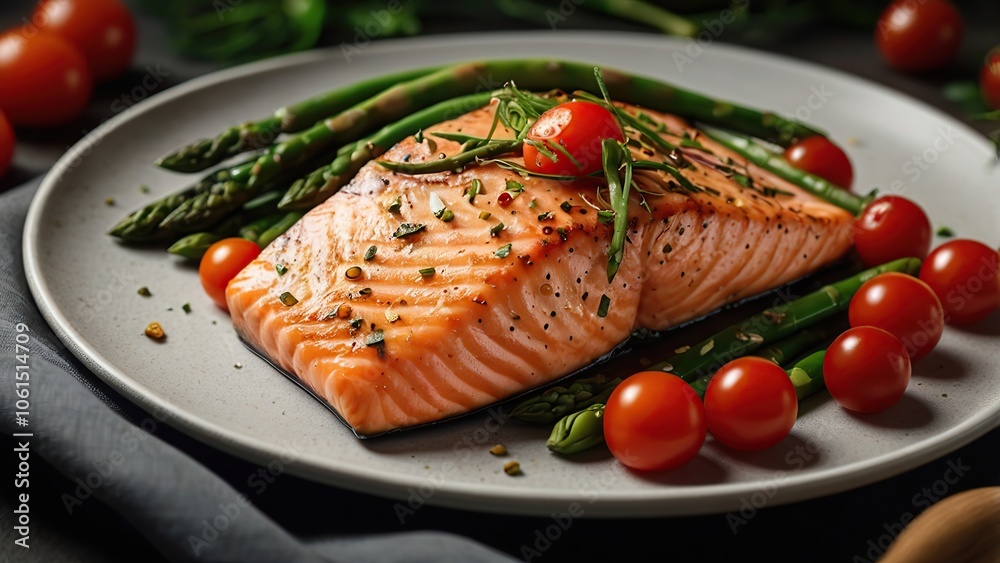 grilled salmon steak grilled salmon steak
