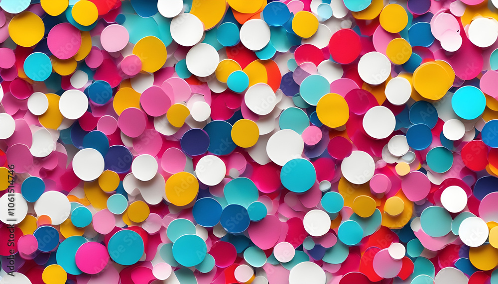 Pop Spring background with wide frame, using pastel colors and light polka dots, giving a fresh feel. Pop Spring background with wide frame, using pastel colors and light polka dots, giving a fresh feel.