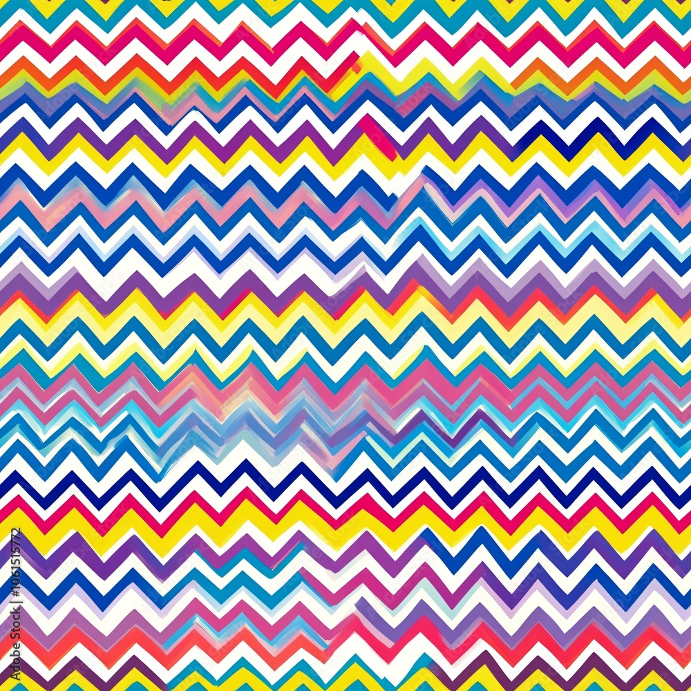 Funky zigzags(Seamless Pattern and Tile image) Funky zigzags(Seamless Pattern and Tile image)