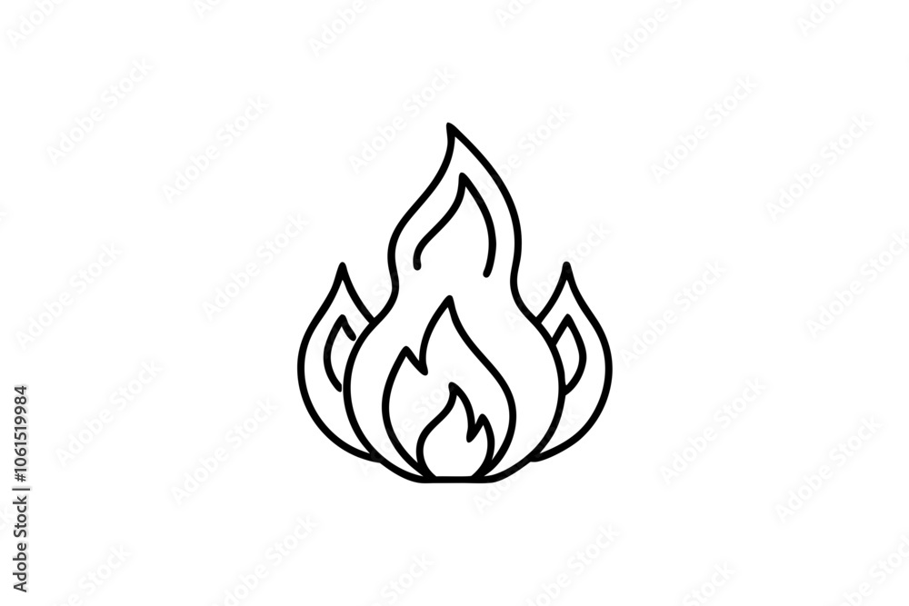 Dynamic Fire Flame Icon Dynamic Fire Flame Icon
