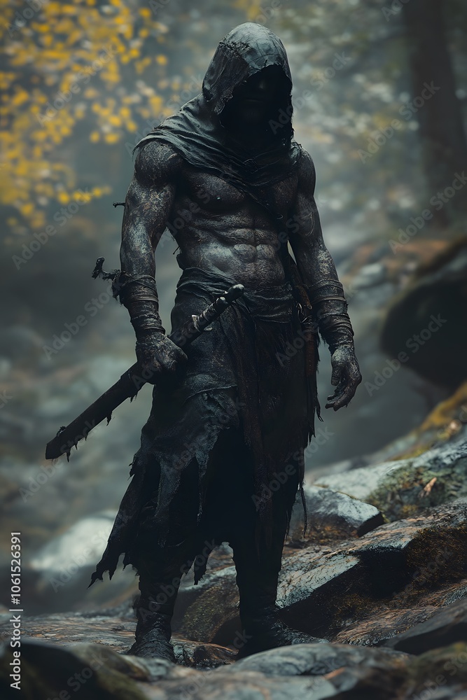 Fototapeta premium Fantasy game characters,Generative AI