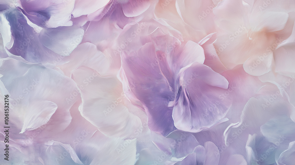 Pastel Abstract Floral Wallpaper with Acrylic Texture, Hand-Painted Flowers, and Brush Stroke Details Pastel Abstract Floral Wallpaper with Acrylic Texture, Hand-Painted Flowers, and Brush Stroke Details