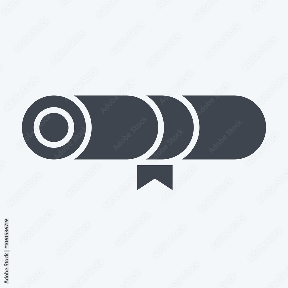 Icon Award 5. related to Award symbol. glyph style. simple design editable Icon Award 5. related to Award symbol. glyph style. simple design editable