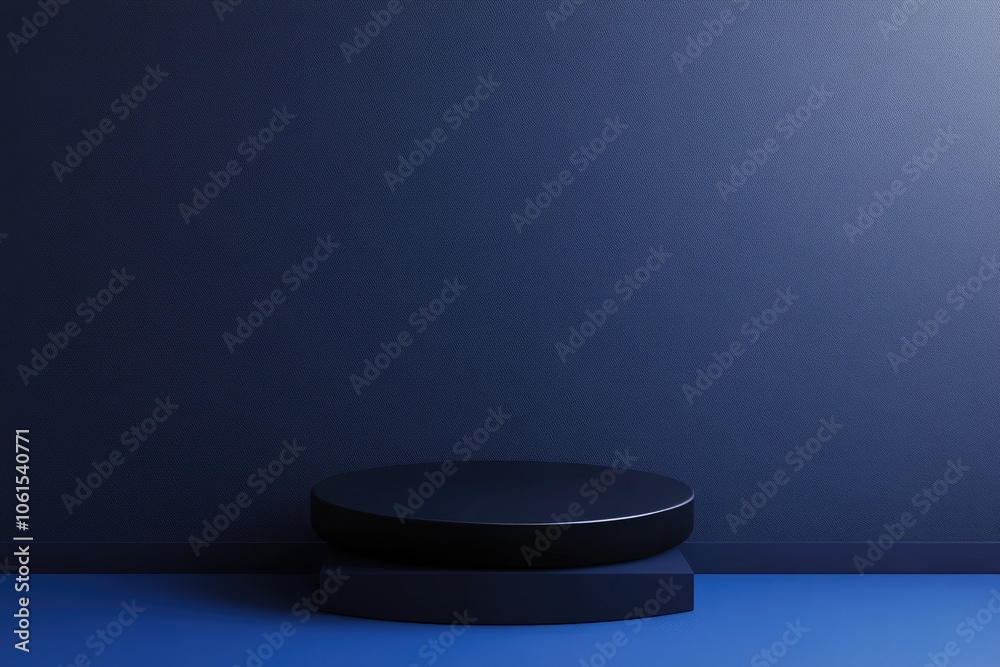 Modern Neon Exhibition: 3D Geometric Podium Design Concept Modern Neon Exhibition: 3D Geometric Podium Design Concept