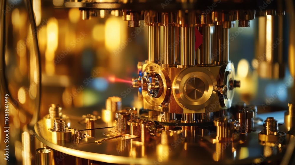 Fototapeta premium Quantum key distribution (QKD) ensuring unbreakable encryption