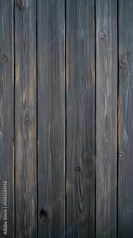 Rustic dark wooden planks on a wall in a cozy interior setting Rustic dark wooden planks on a wall in a cozy interior setting