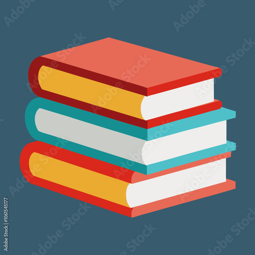 pile of books, stack of colorful books, stack of books