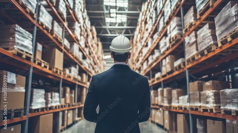 Supervisor giving instructions, coordinated team effort, streamlined warehouse Supervisor giving instructions, coordinated team effort, streamlined warehouse