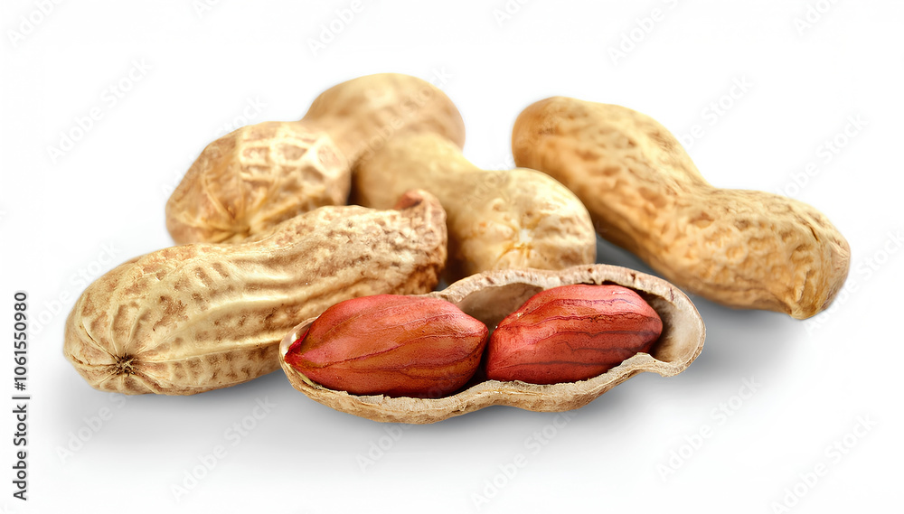 Peanut on white background Peanut on white background