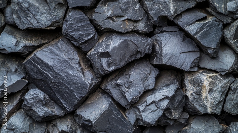 Dark gray slate background showcasing intricate rock texture and depth