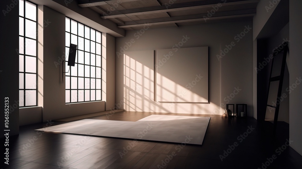 Soft Light and Shadows in an Empty Space Soft Light and Shadows in an Empty Space
