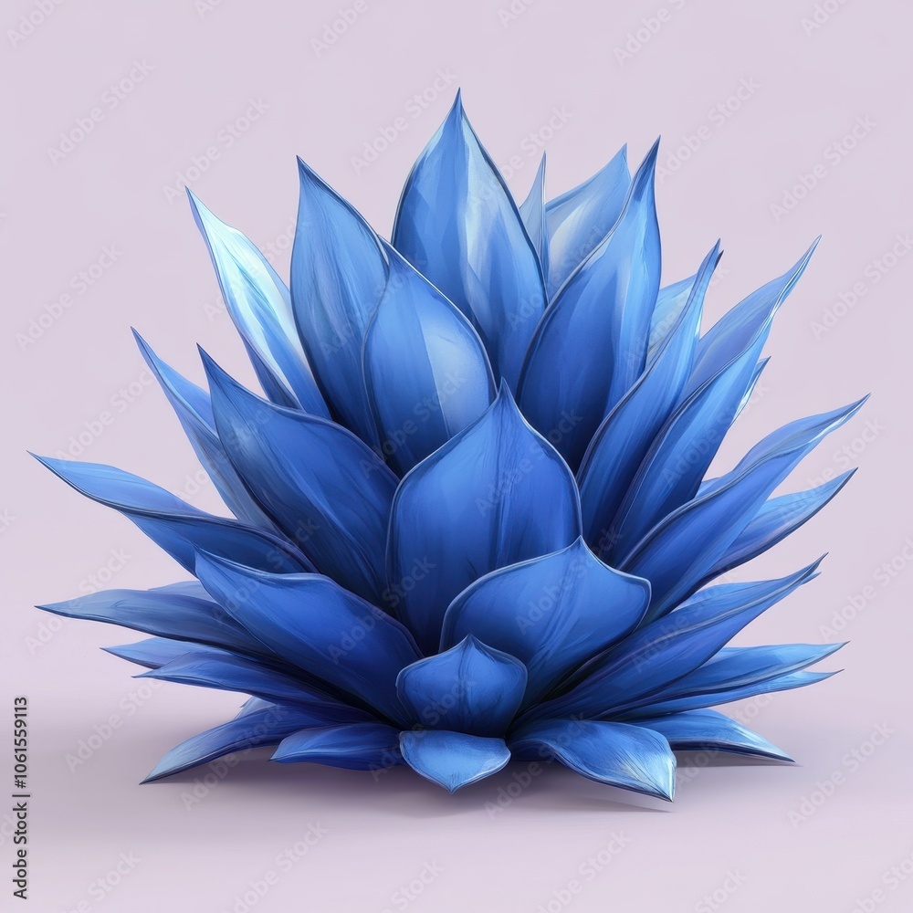 Captivating Blue Botanical Bloom Captivating Blue Botanical Bloom