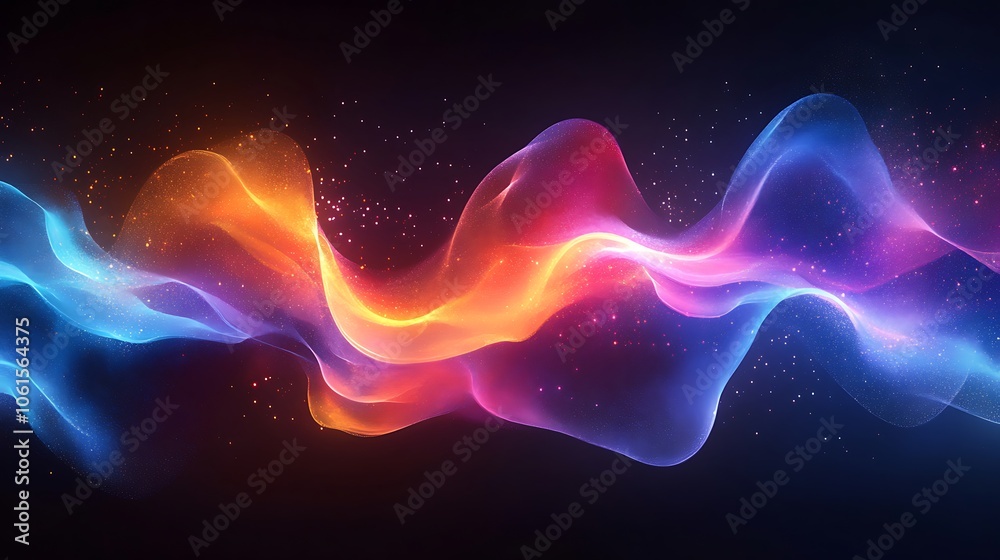 Obraz premium Create stunning visual effects with vibrant flowing colors