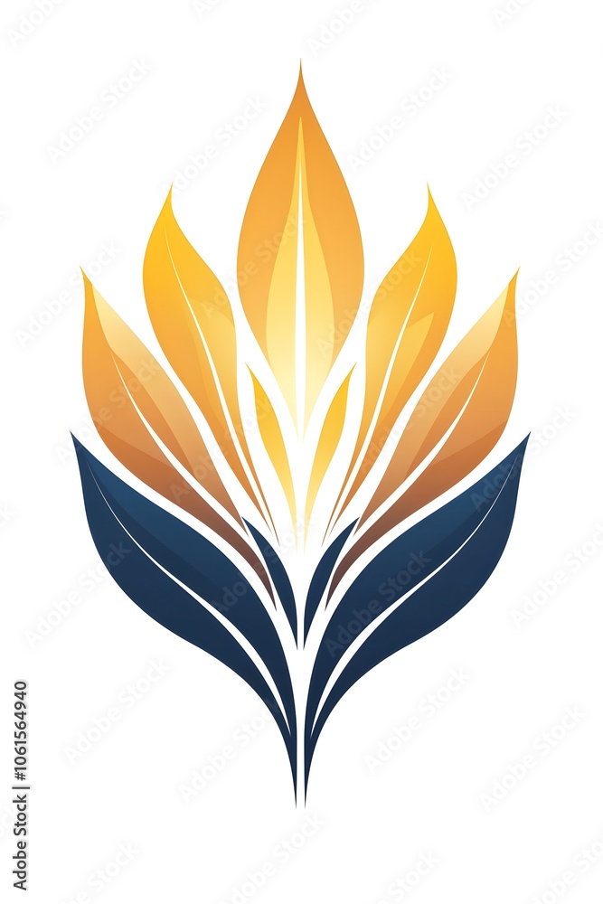 Elegant Dental Clinic Logo Design with Organic Leaf or Petal Motif Elegant Dental Clinic Logo Design with Organic Leaf or Petal Motif