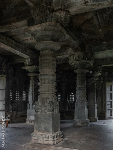 Aghoreshwara Temple, Dravidian architecture, Keladi Nayaka period. India. photo