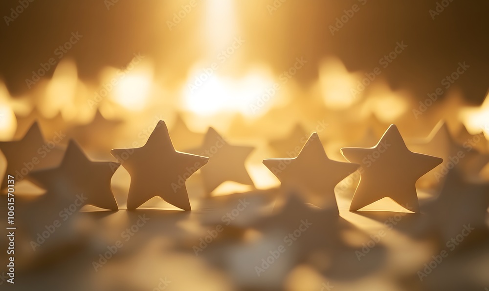 Children's background with star shapes, Generative AI Children's background with star shapes, Generative AI