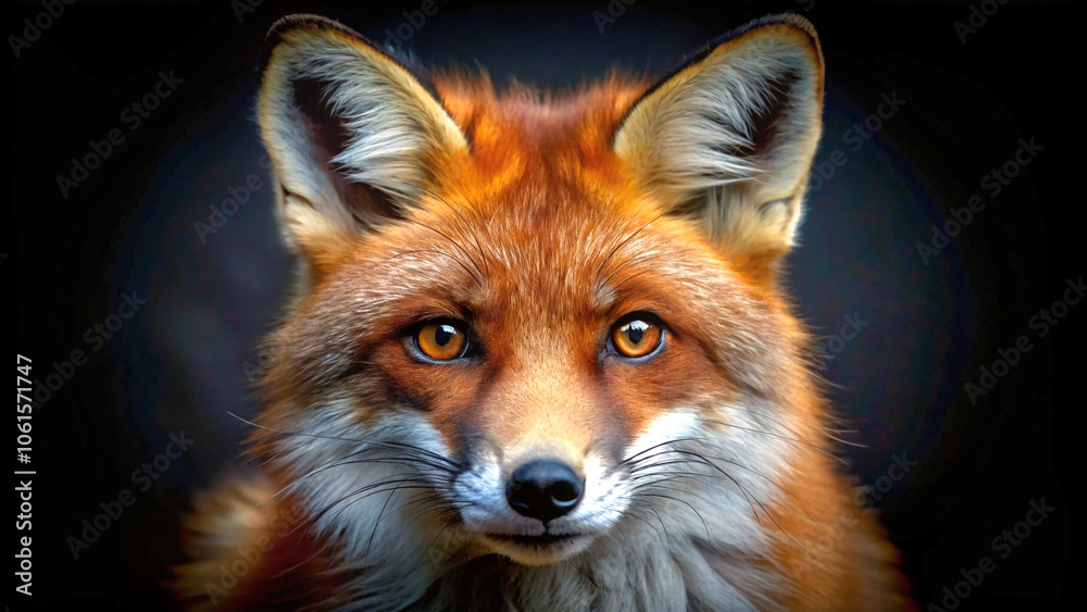 Fototapeta premium red fox vulpes. fox, animal, wildlife, red fox, mammal, red, vulpes vulpes, nature, wild, fur, predator, vulpes, portrait, cute, white, cub, canine, face, young, wild animal, hunter, hunting, standing