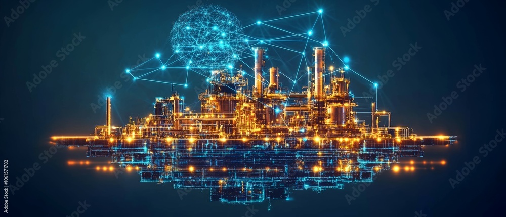 Obraz premium The Mirror Factory, Digital Twins in Manufacturing