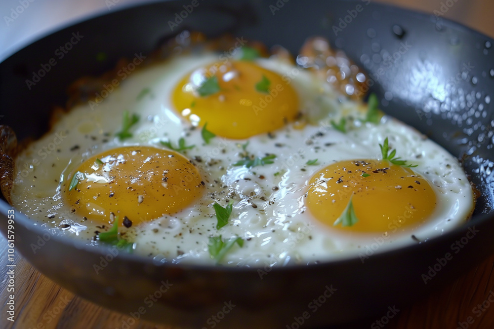 fried eggs in black pan
fried eggs in black pan