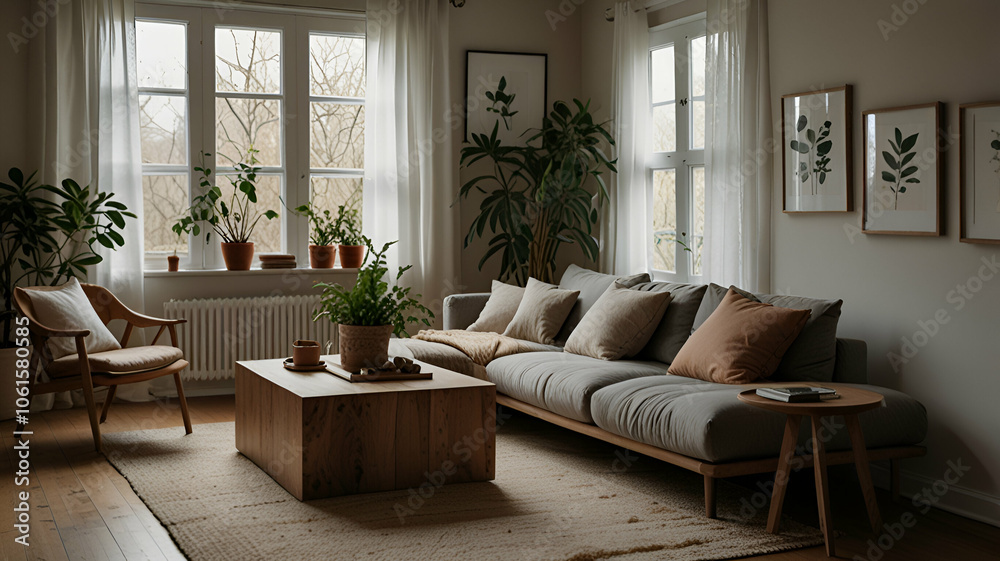 Fototapeta premium modern living room
