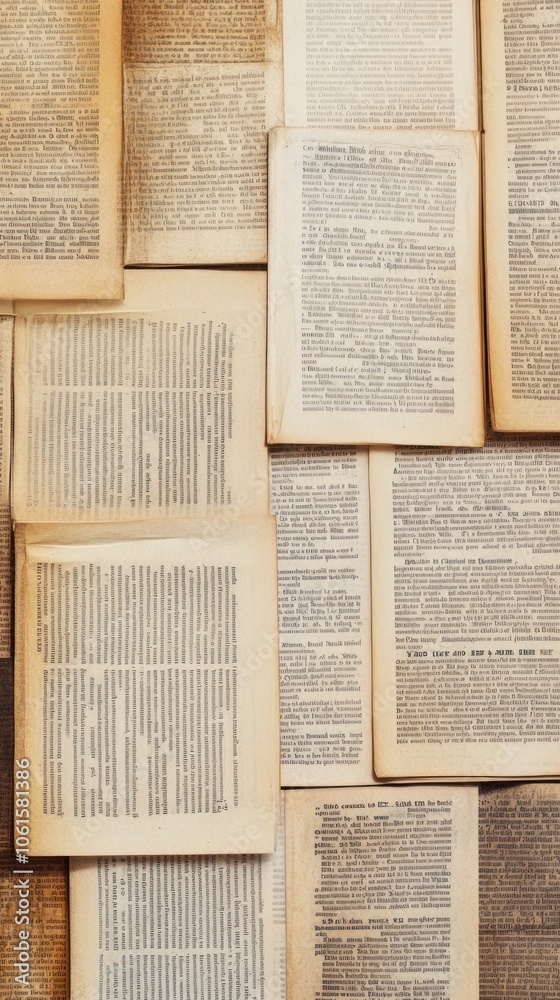 Obraz premium A collection of open book pages arranged haphazardly, showcasing text and definitions.