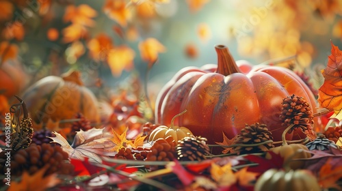 Wallpaper Mural Thanksgiving is coming soon 3D rendering with 8K realistic quality Torontodigital.ca