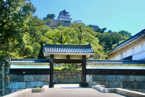 丸亀城・大手二の門（香川県・丸亀市）