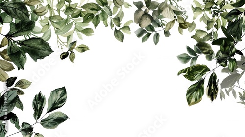 Wallpaper Mural Water color of sale banner and leaves and branches on thanksgiving Torontodigital.ca