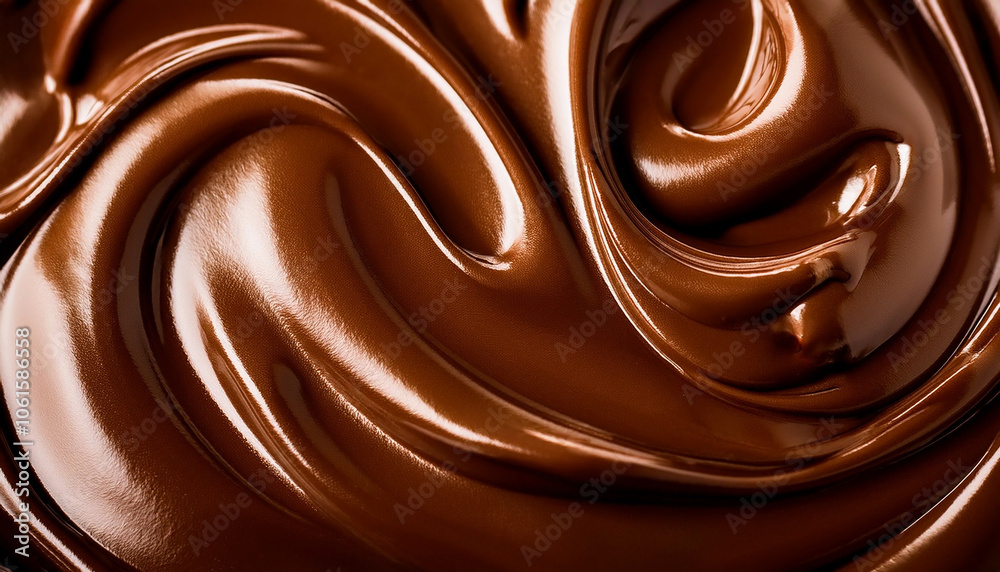 溶かしたチョコレートのテクスチャ クローズアップ 溶かしたチョコレートのテクスチャ クローズアップ