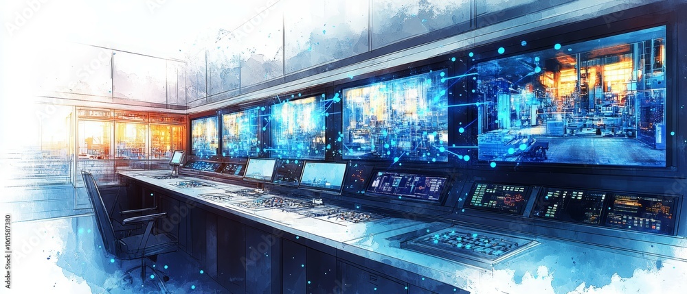 The Virtual Factory Control Room, Digital Twins in Manufacturing