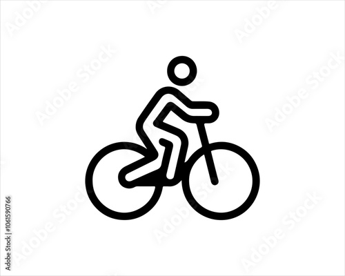 cyclist on a bicycle