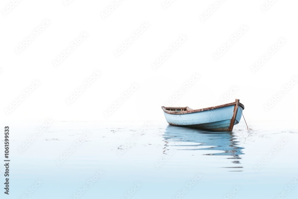 Fototapeta premium Boat watercraft vehicle rowboat.