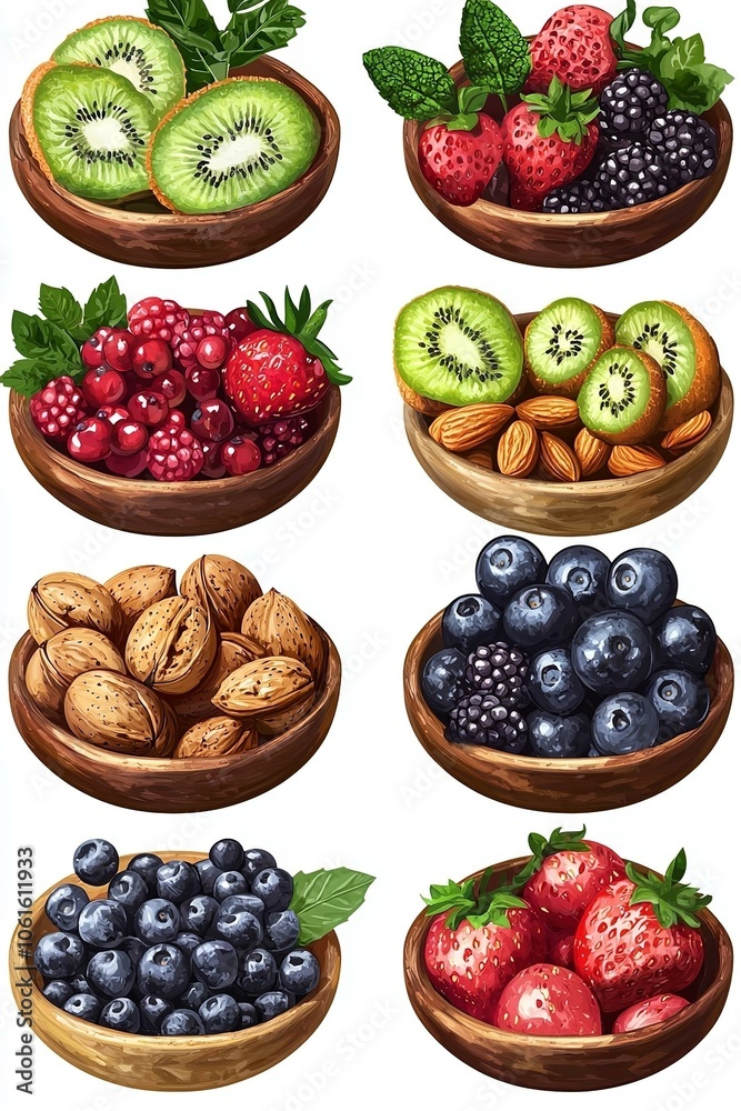 Selection of healthy food. superfoods various fruits and assorted berries nuts and seeds. Selection of healthy food. superfoods various fruits and assorted berries nuts and seeds.