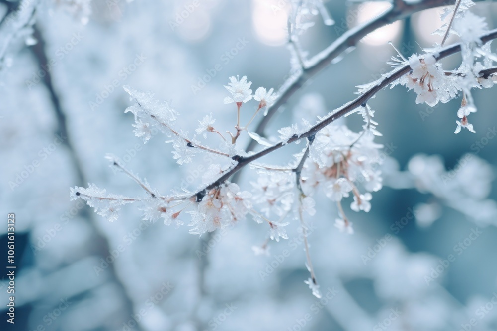 Branch snow snowflake outdoors. Branch snow snowflake outdoors.