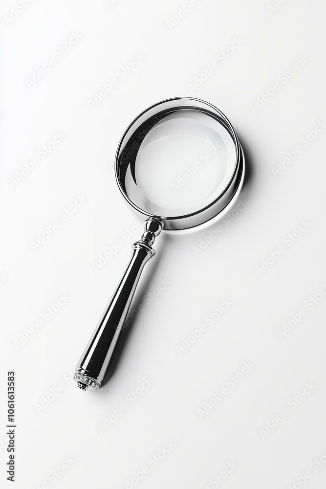 Magnifying glass isolated on white background. Magnifying glass isolated on white background.